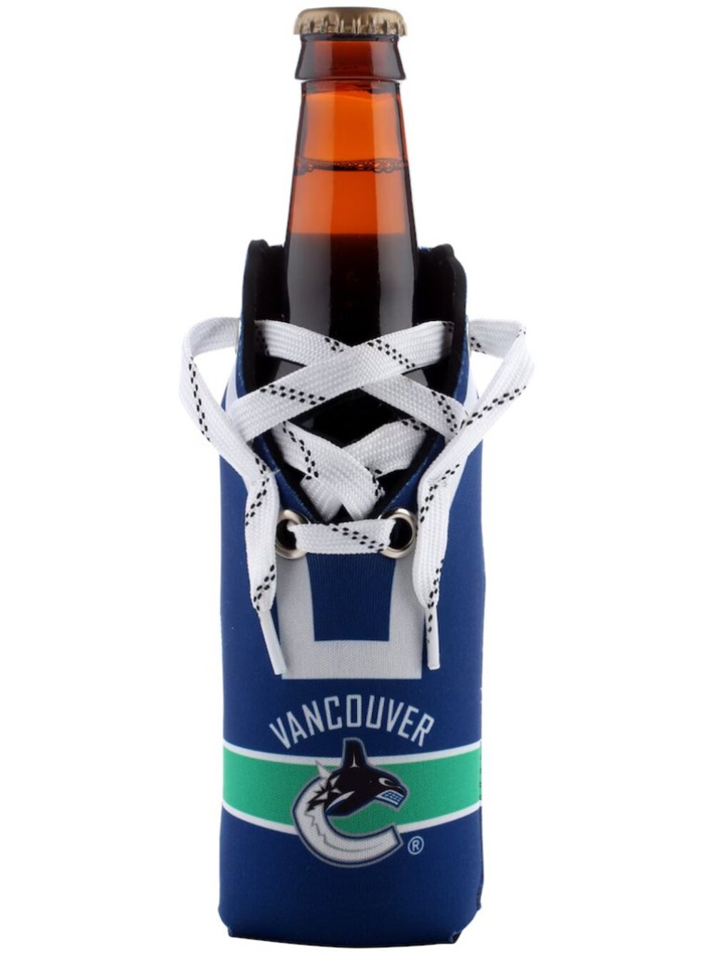 NHL Vancouver Canucks Navy Blue Neoprene Beverage Insulator